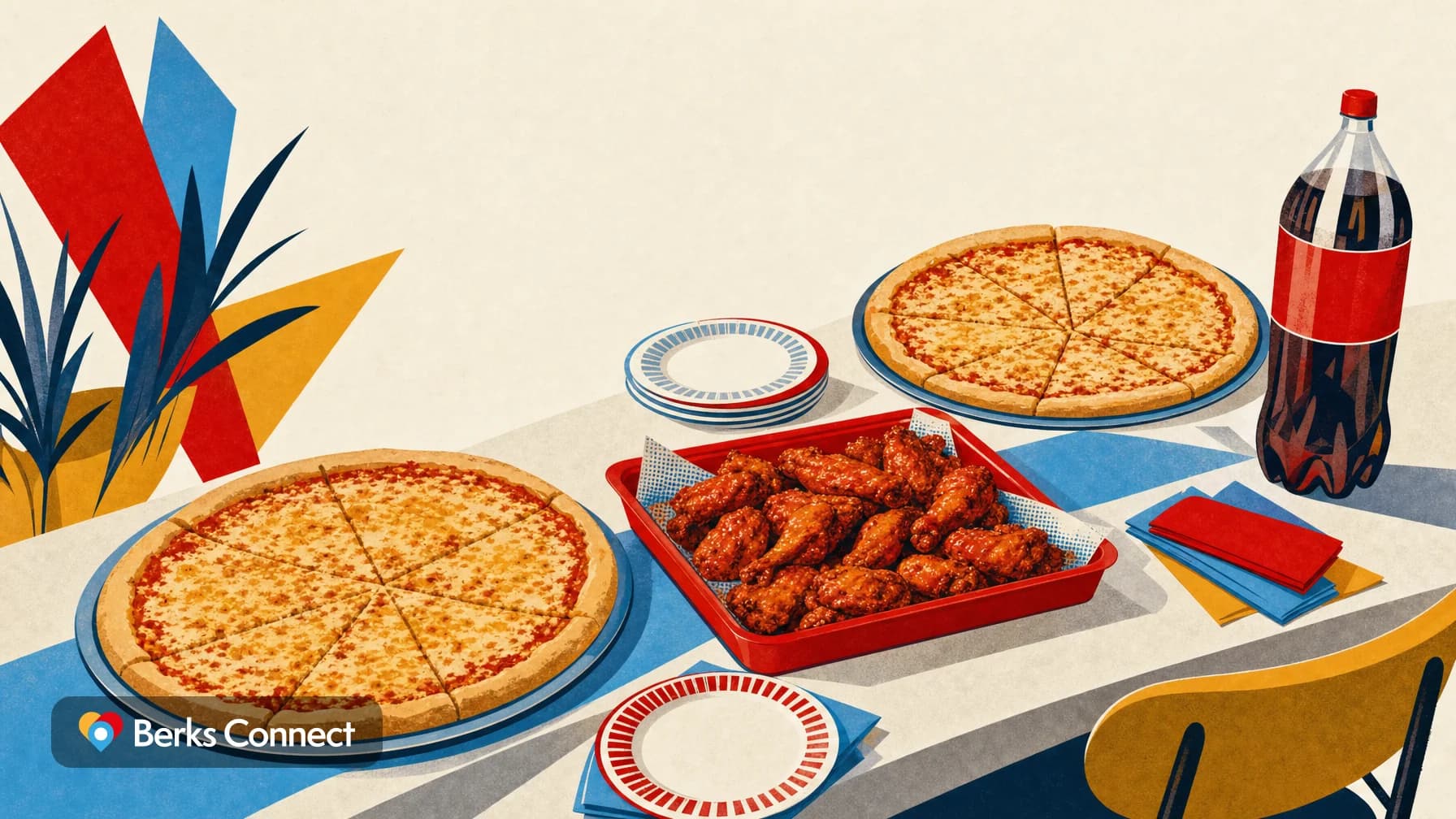 2 Large Cheese Pizzas, 20 Wings, 2-Liter $49.99 Mon to Thu