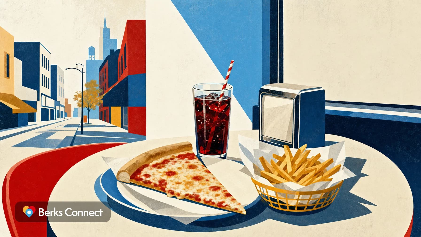 2 Cheese Slices and a 16oz Fountain Drink for $6.75