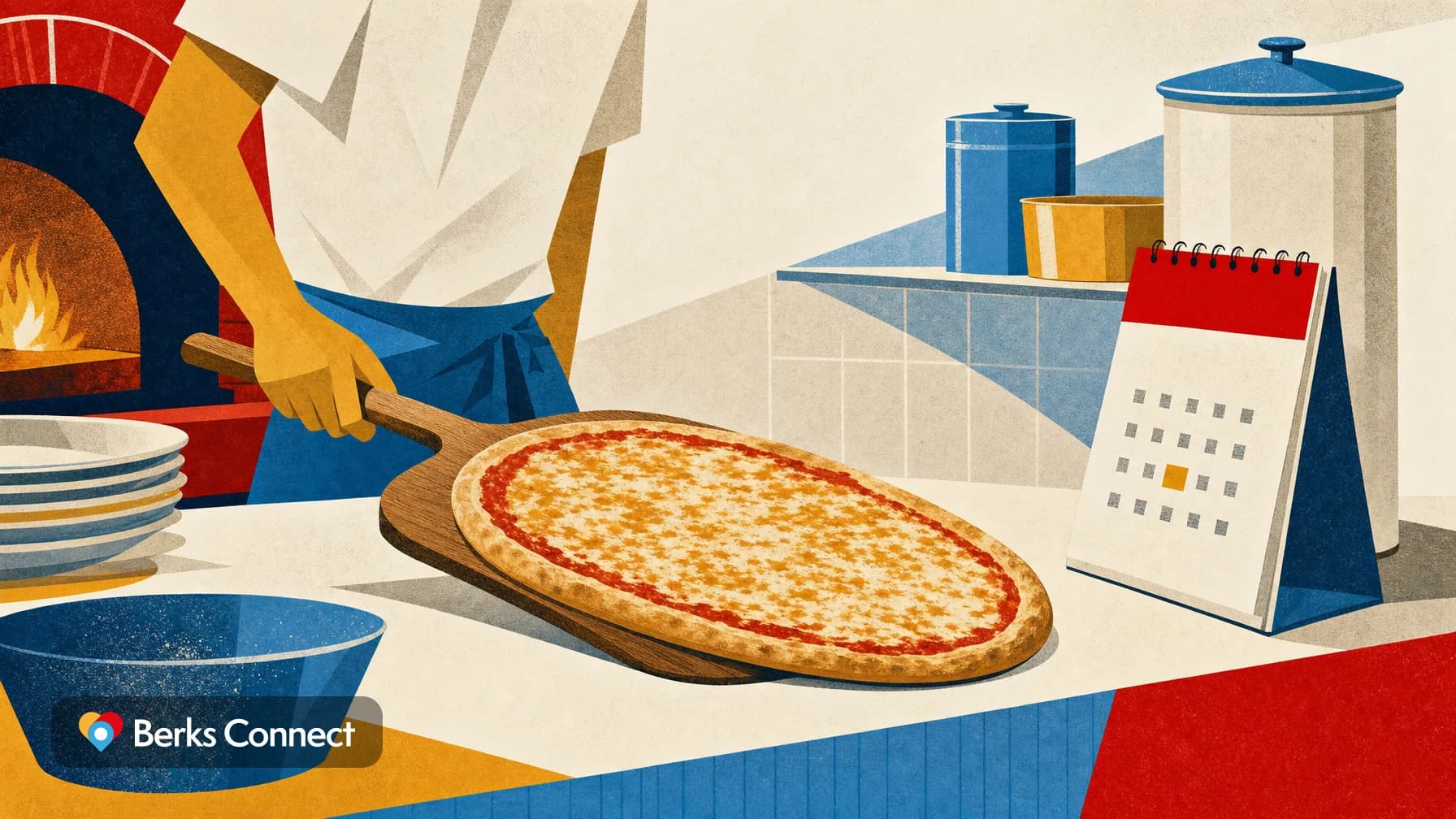 Large Cheese Pizza for $9.95 on Wednesday