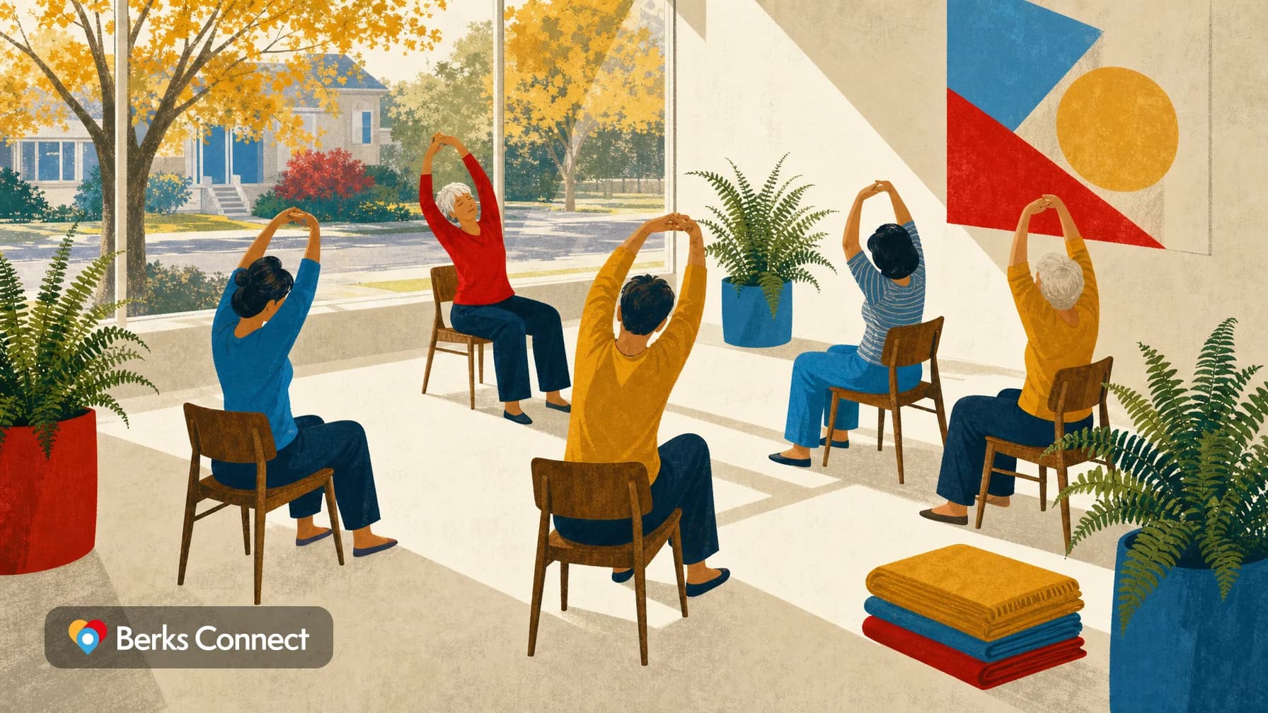 Chair Yoga: $70 for 5 Classes or $140 for 10 Classes