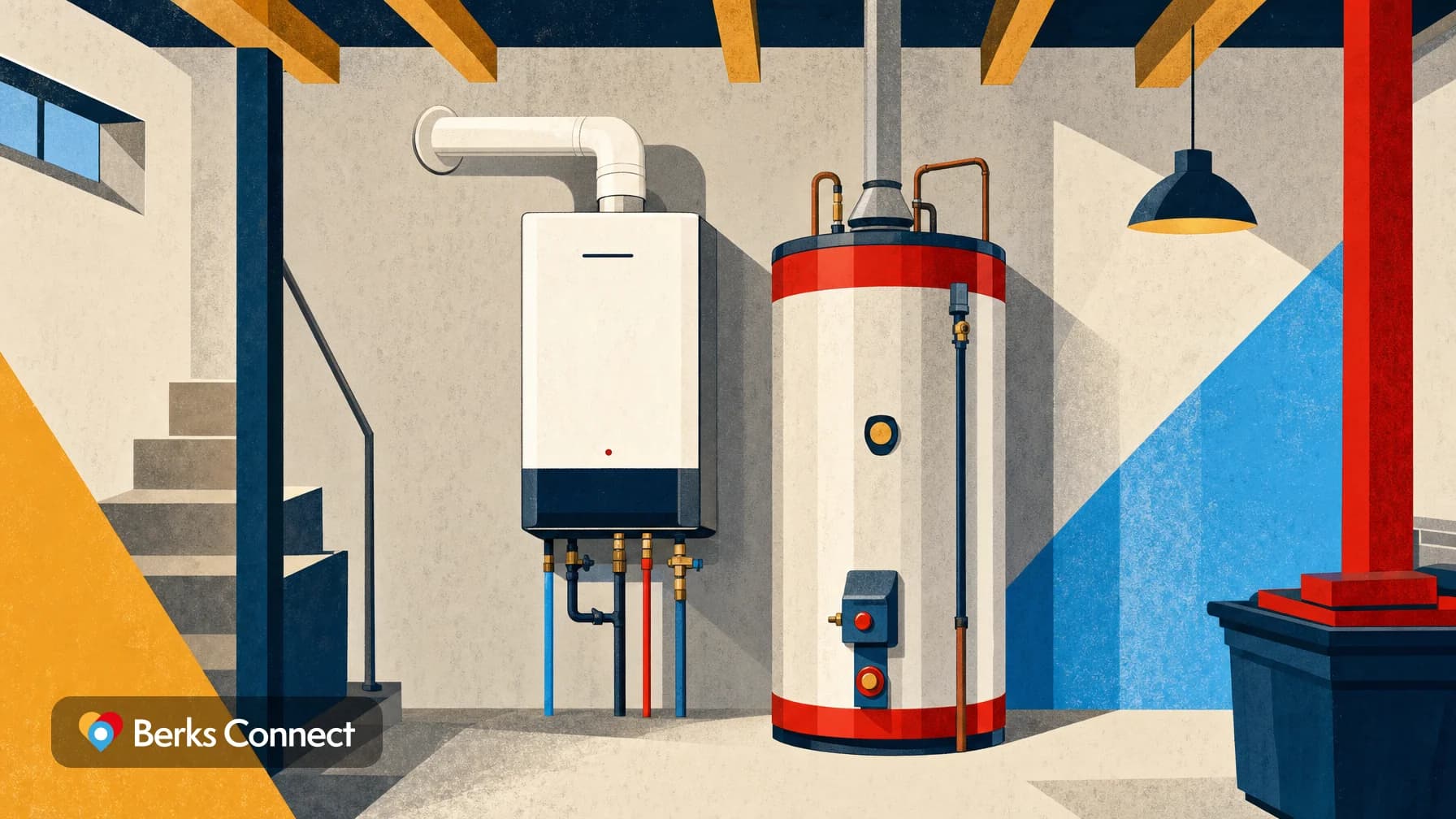 Tankless Water Heater Cost in Berks County vs a Tank