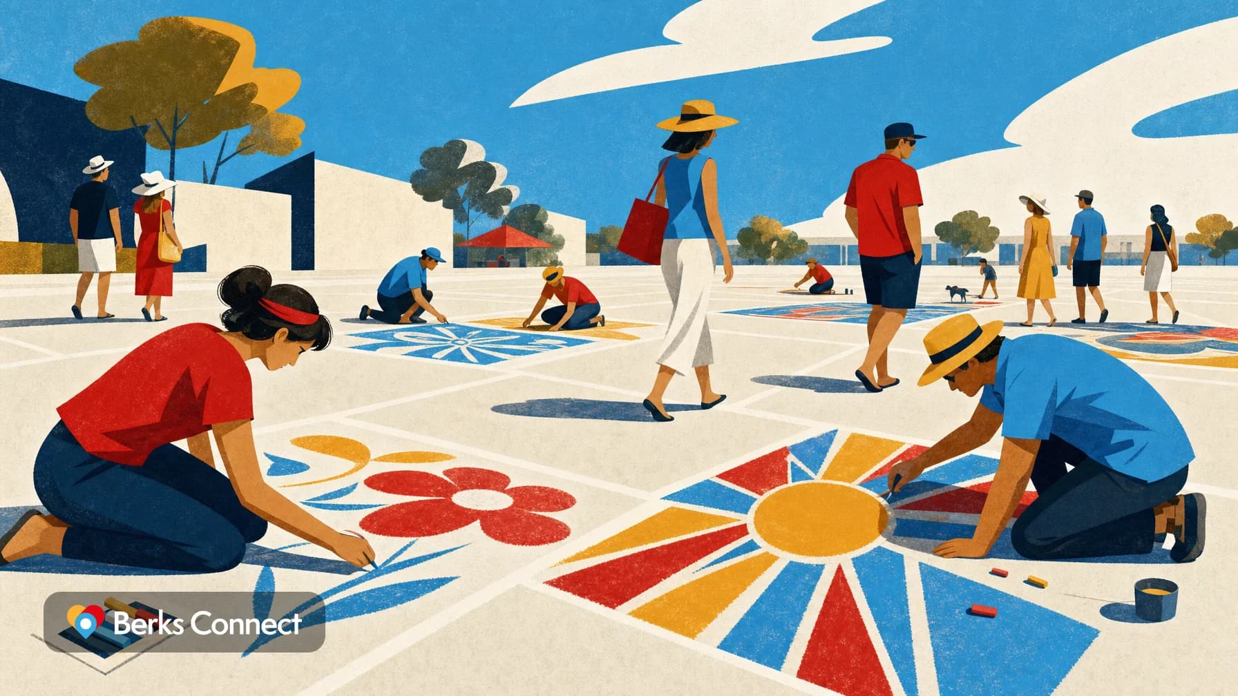 Chalk Festival at Renninger's Kutztown