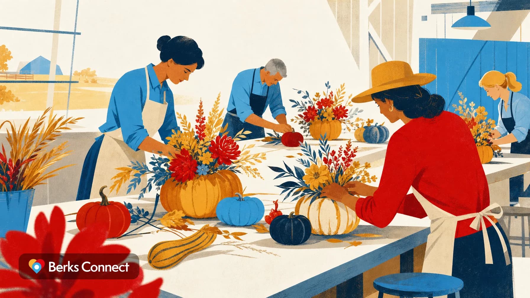 Thanksgiving Pumpkin Centerpiece Workshop at Rodale Institute
