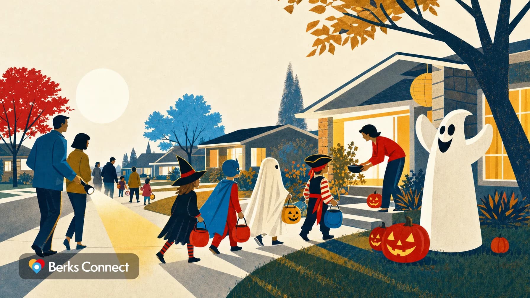 Trick-or-Treat Night in Exeter Township