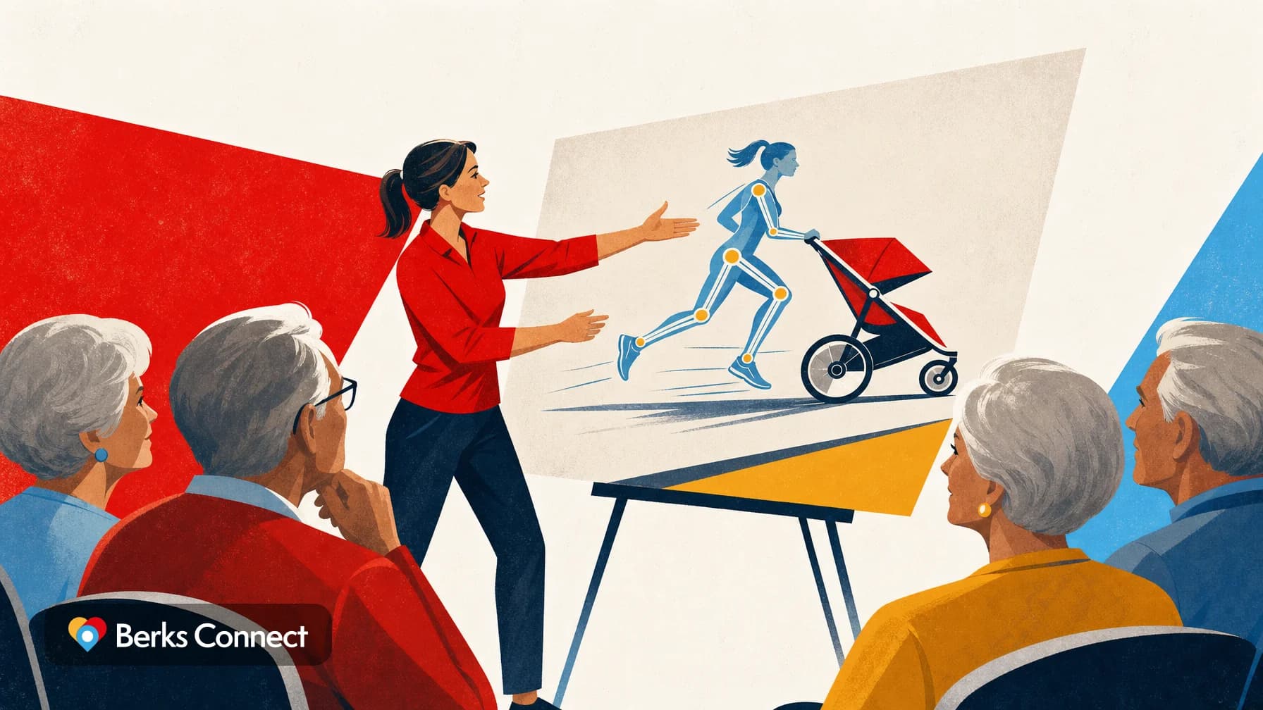 Image for A Push in the Right Direction: Researching Hidden Forces, Posture, and the Biomechanics of Stroller Running
