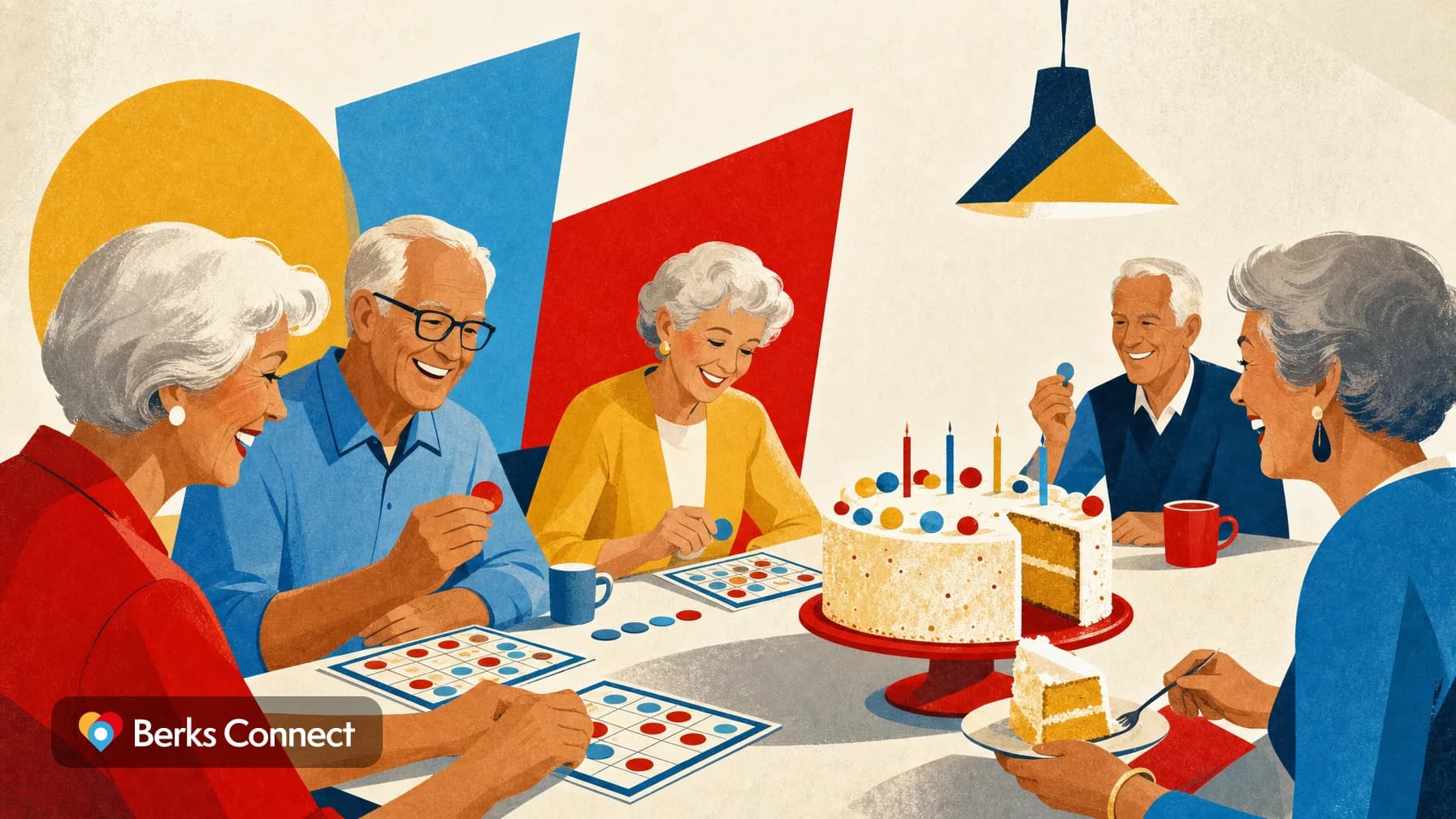 Bingo and Happy September Birthdays with cake.