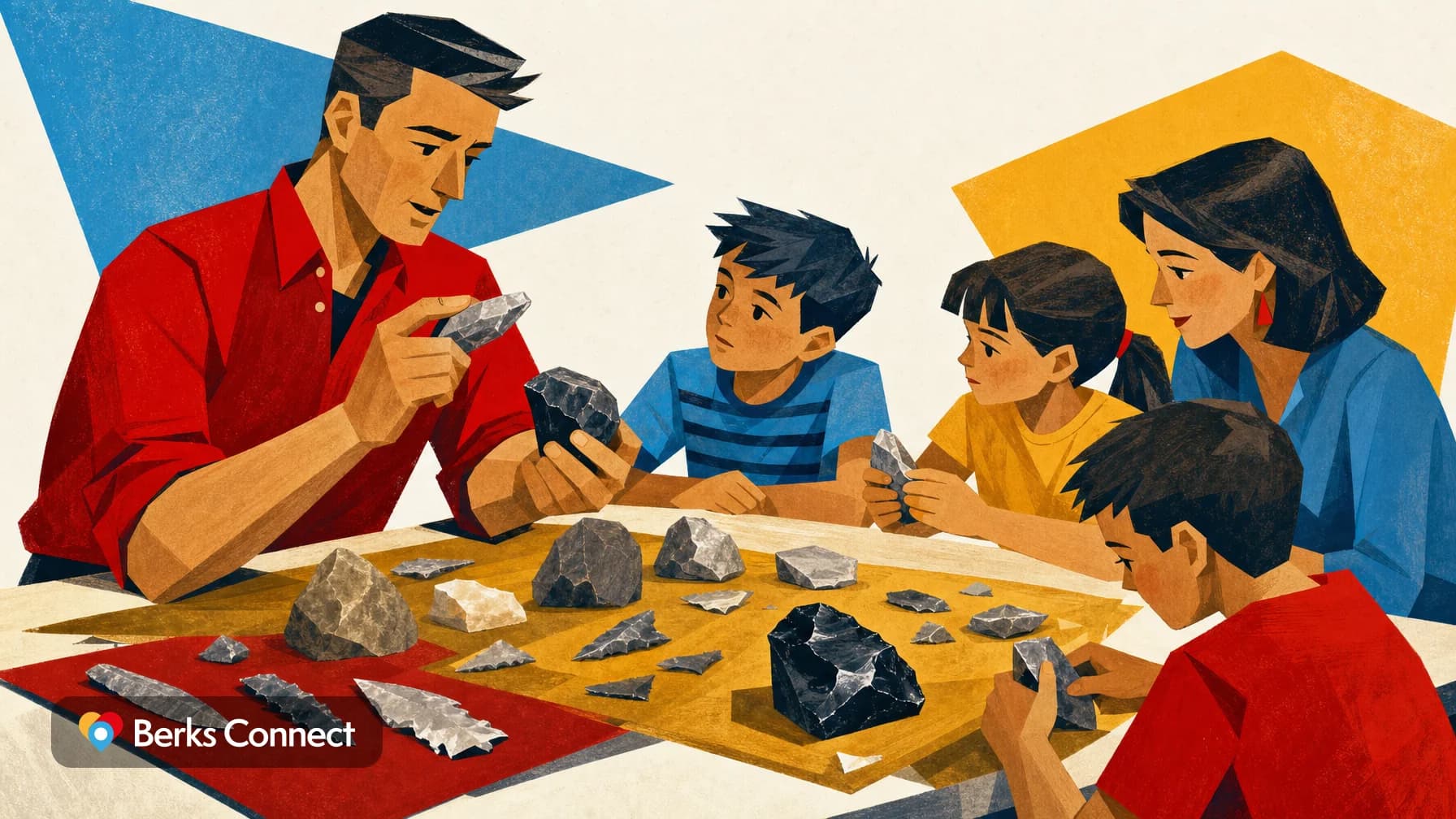 Stone Toolmaking Workshop for Families in Sinking Spring