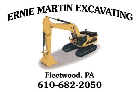 Ernie Martin Excavating logo