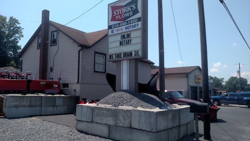 Storks Plows logo