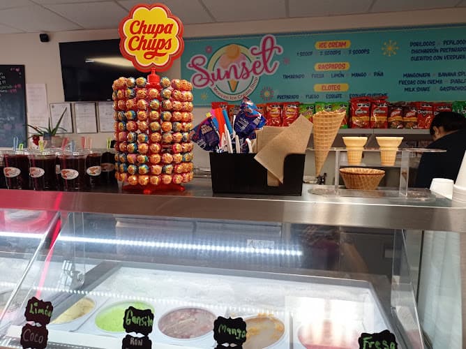 Sunset Mexican Ice Cream Logo