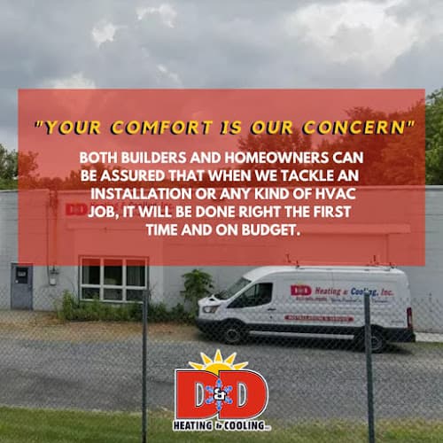 D & D Heating & Cooling Inc