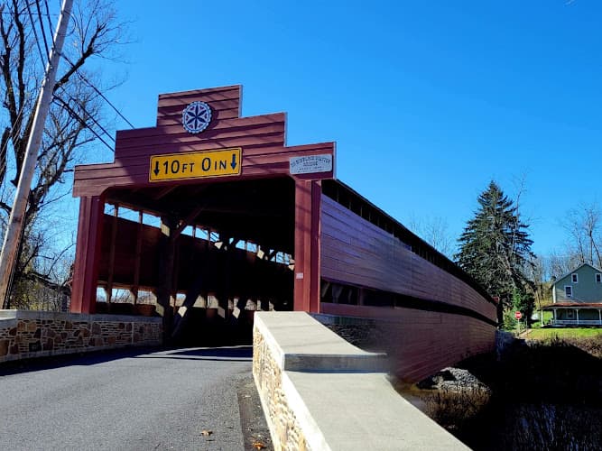 Historic Dreibelbis Station Covered Bridge logo