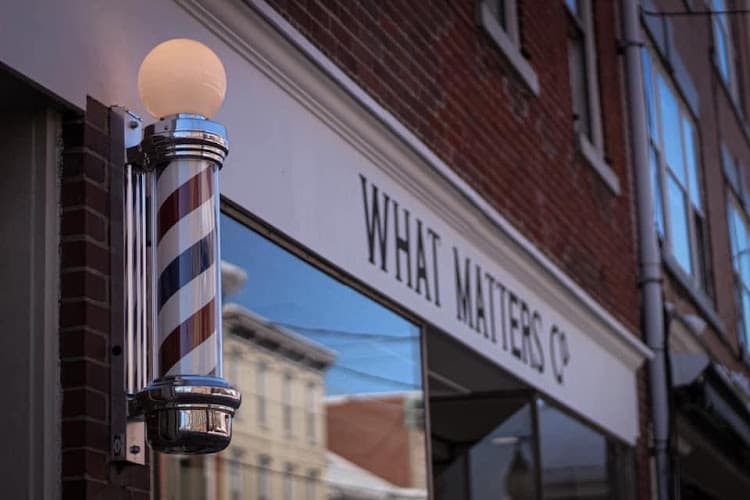 What Matters Co. Barbershop Logo
