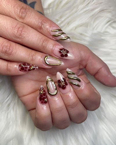 L.A. Nails Lancaster logo