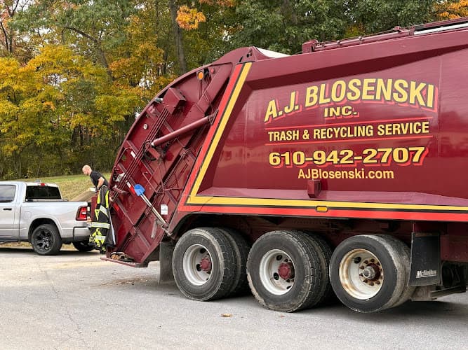 AJ BLOSENSKI TRASH & RECYCLING SERVICE logo