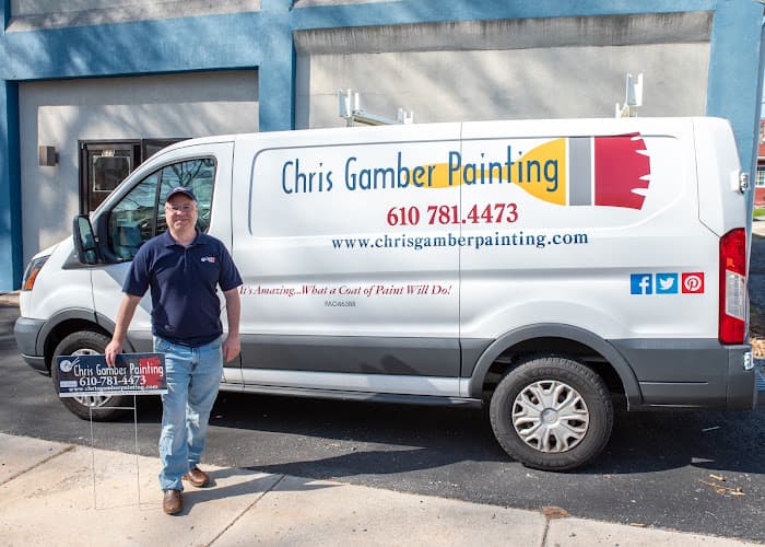 Chris Gamber Painting Logo