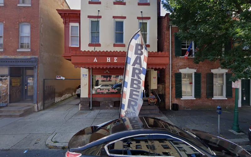 Blue Barbershop Logo