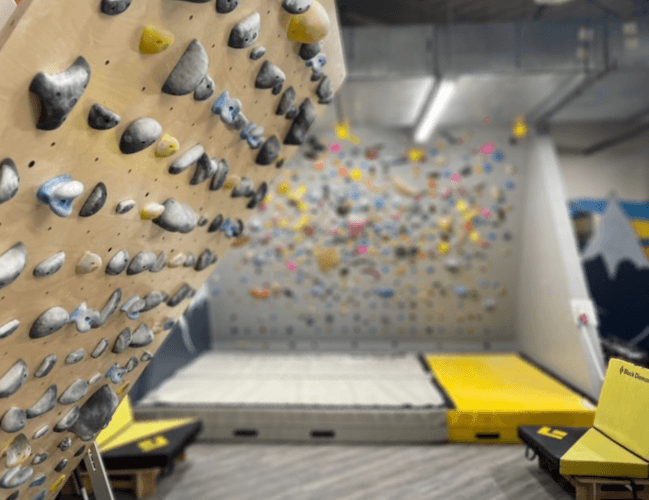 Spray Rock Climbing Performance Center at AFC logo