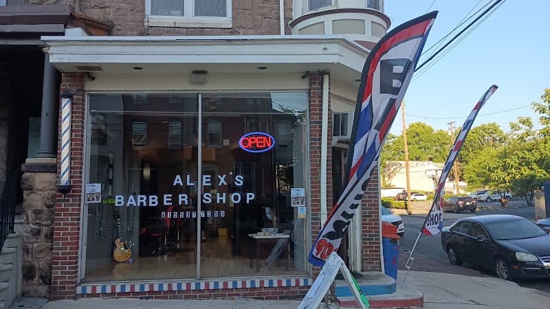 ALEX`S BARBER SHOP logo