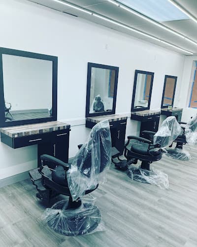 440 Barber shop logo