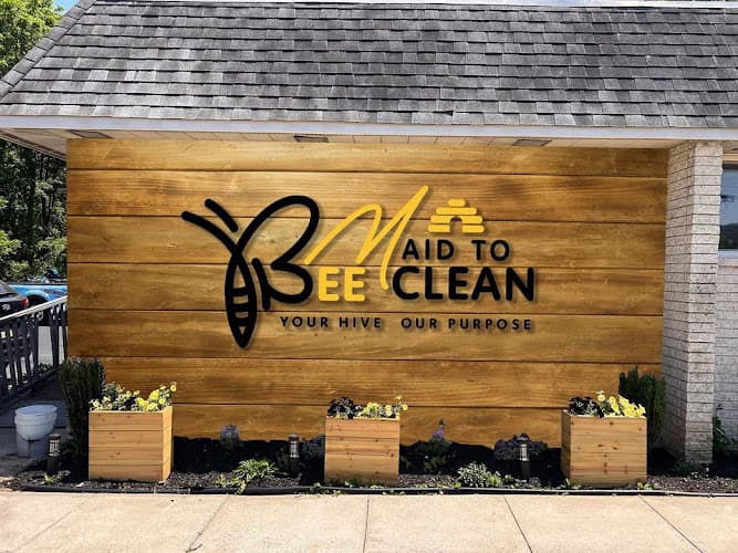 Maid to Bee Clean logo