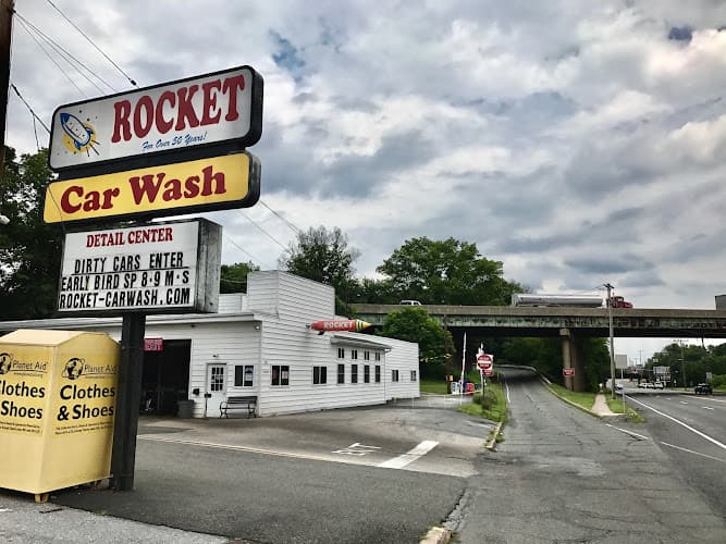Rocket Car Wash And Detail Center logo
