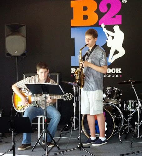 Bach to Rock Wayne logo