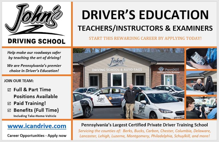 John's Driving School - Devon Logo