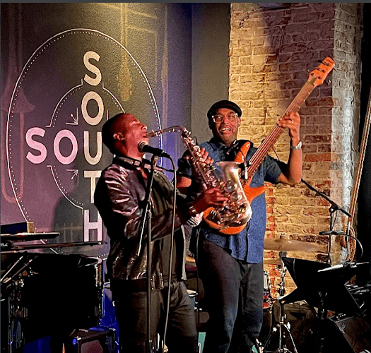 Gerald Veasley's Unscripted Jazz Series at South Jazz Club logo