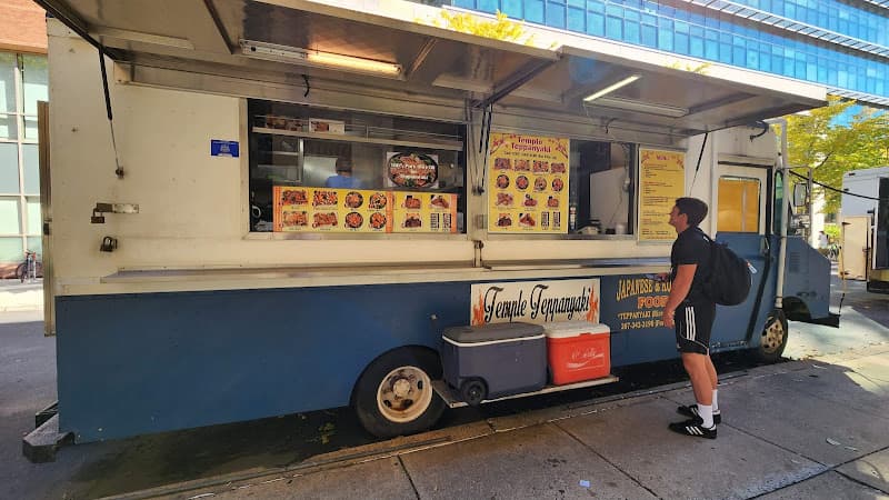 Temple Teppanyaki • Japanese & Korean Food Truck Logo