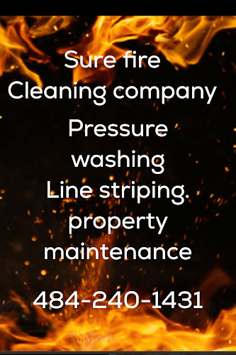 Sure Fire Maintenance & Cleaning logo