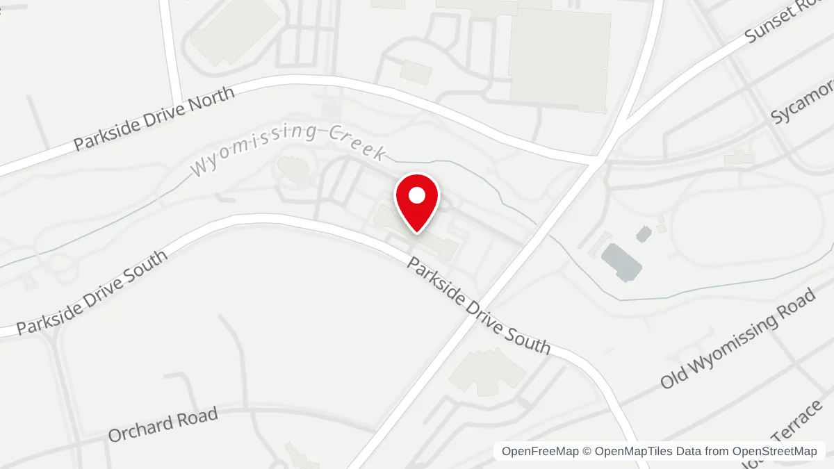 Reading Public Museum on the BerksConnect map