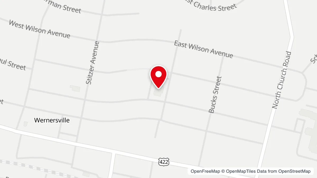 Wernersville Public Library on the BerksConnect map