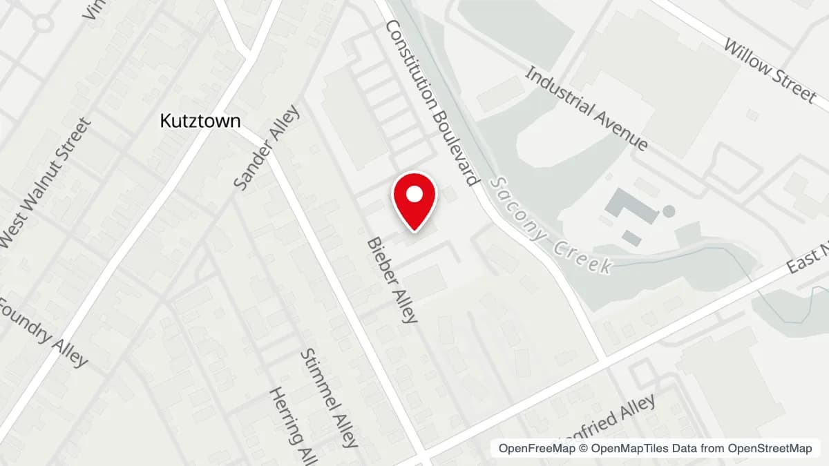 Kutztown Community Library on the BerksConnect map