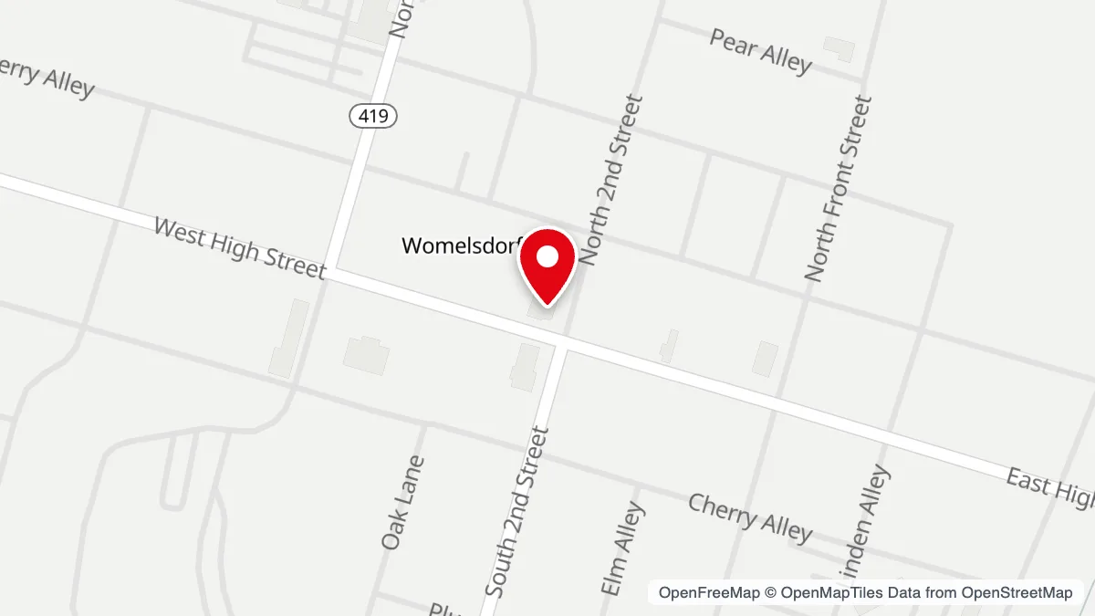 Womelsdorf Community Library on the BerksConnect map
