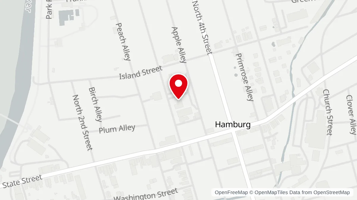 Hamburg Public Library on the BerksConnect map