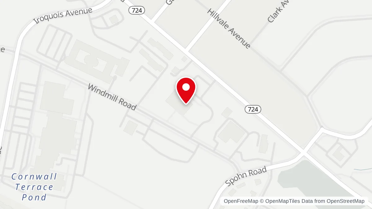 Spring Twp Parks & Recreation on the BerksConnect map