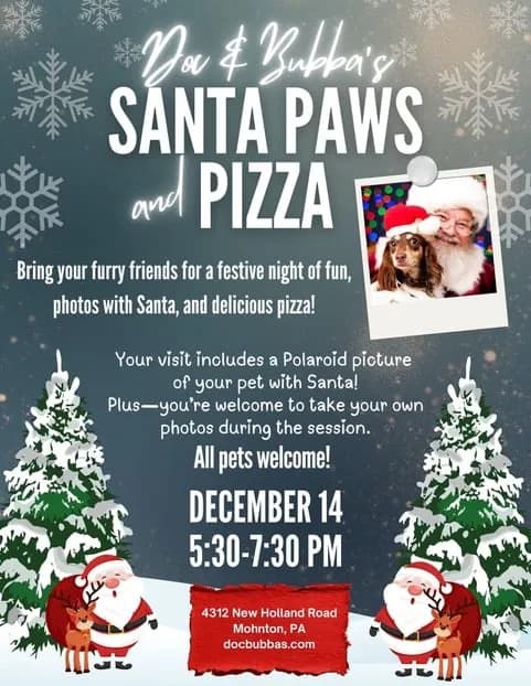 Paws and Pizza with Santa