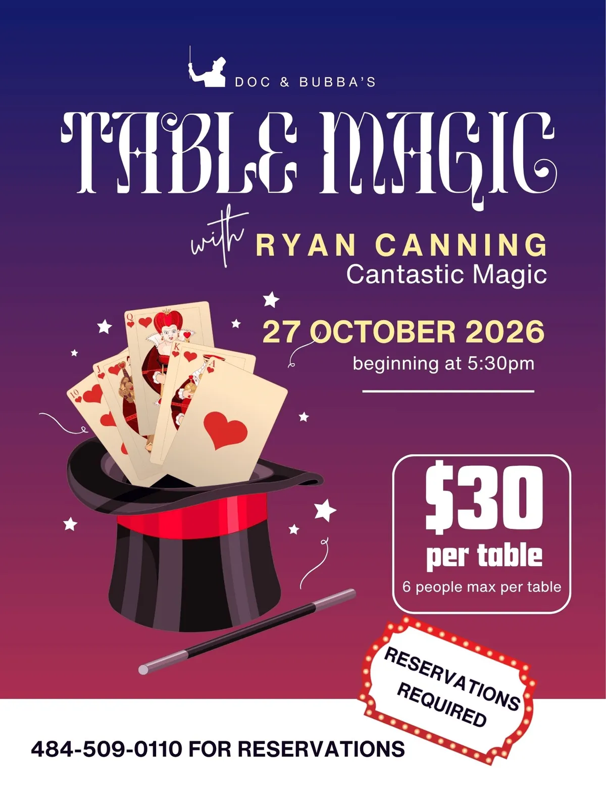 Table Magic with Cantastic Magic
