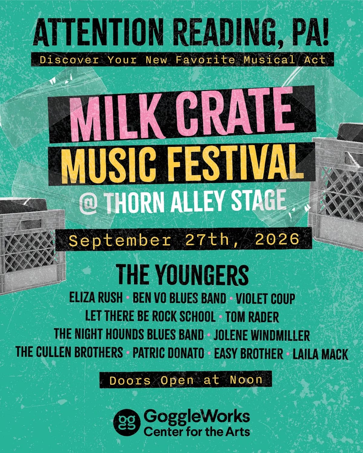 Milk Crate Music Festival @ Thorn Alley Stage