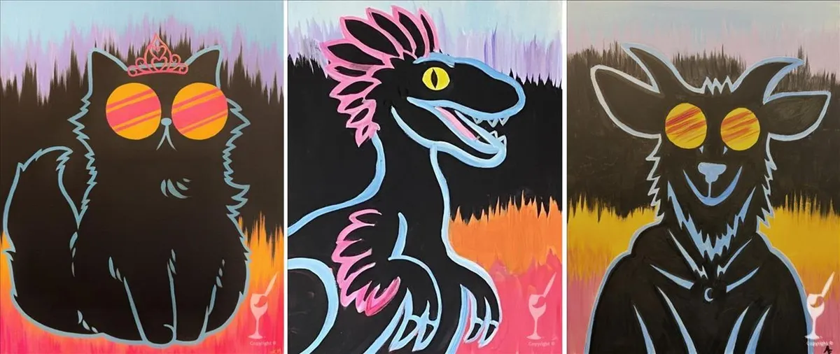 Dungeon Pals Trivia Painting Night